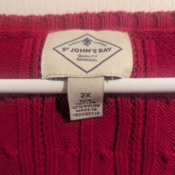 2XL St John's Bay women's sweater - Picture 2 of 3
